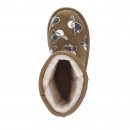 EMU Merino vilnos batukai Shaun the Sheep print Chestnut